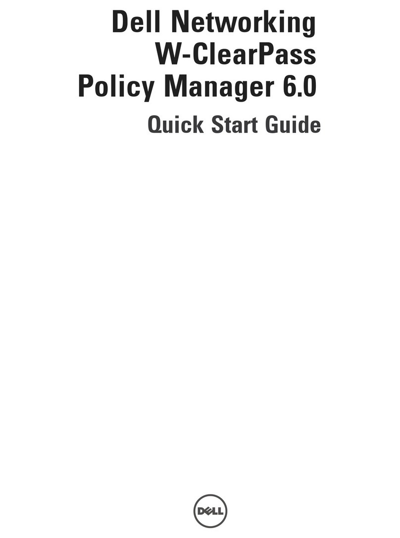 Dell Powerconnect W-ClearPass Hardware Appliances User manual