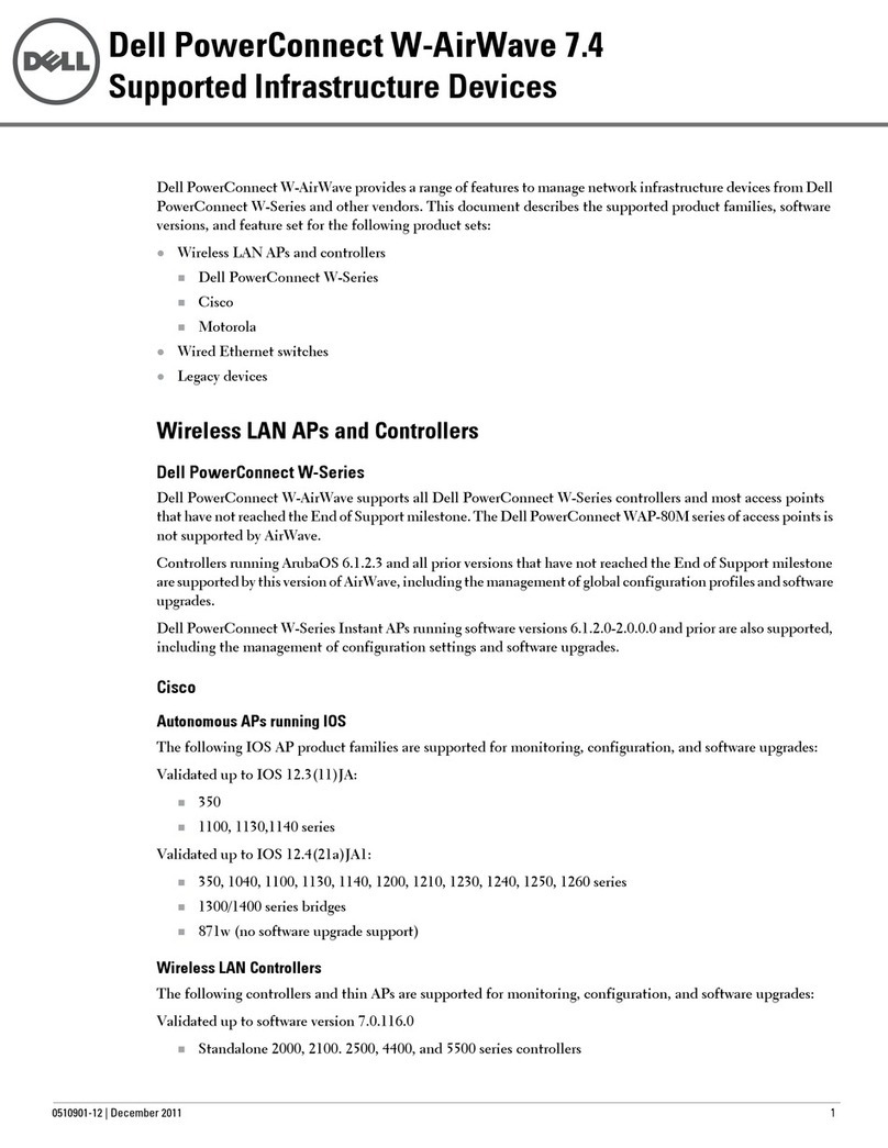 Dell PowerConnect W-Airwave manual Dell PowerConnect W-Airwave manual