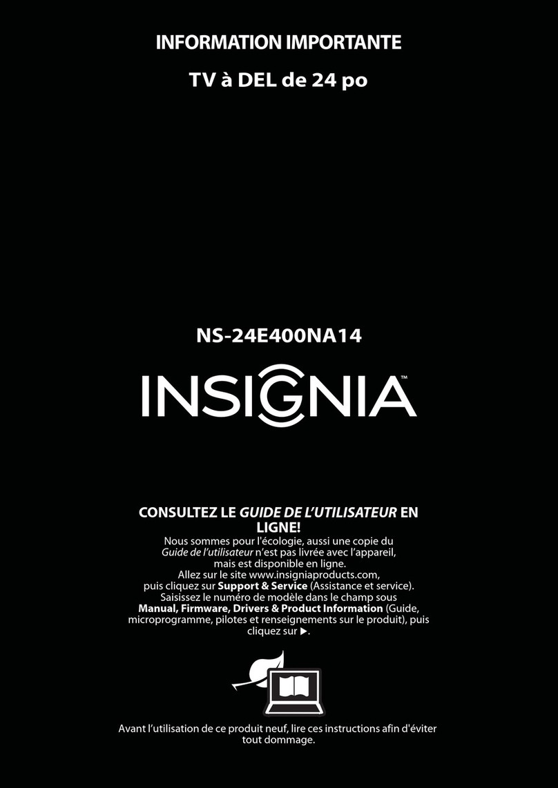 Insignia NS-24E400NA14 Information importante