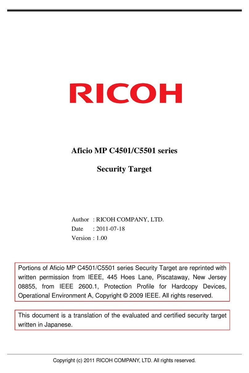 Ricoh Aficio MP C4501 manual
