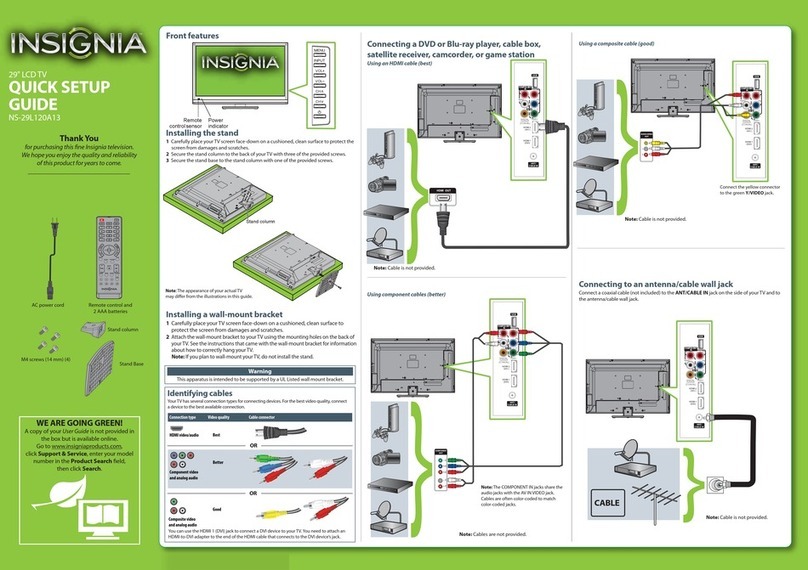 Insignia NS-29L120A13 User manual