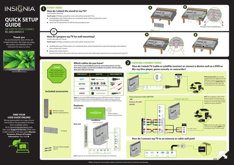 Insignia NS-28ED200NA14 User manual