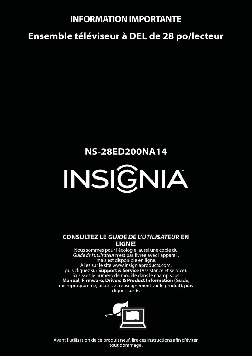 Insignia NS-28ED200NA14 Owner's manual