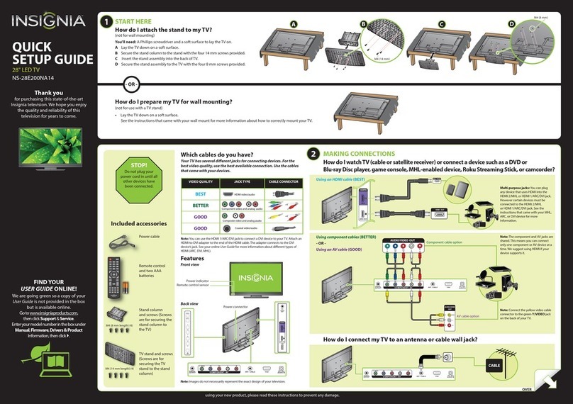 Insignia NS-28E200NA14 User manual