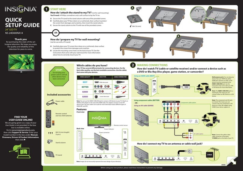 Insignia NS-24E400NA14 User manual
