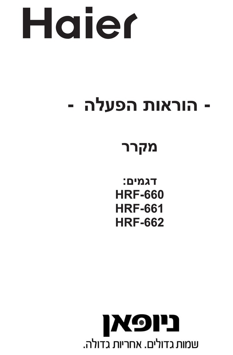 Haier HRF-660FF User manual