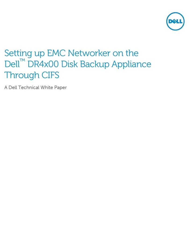 Dell PowerVault DR4100 manual Dell PowerVault DR4100 manual