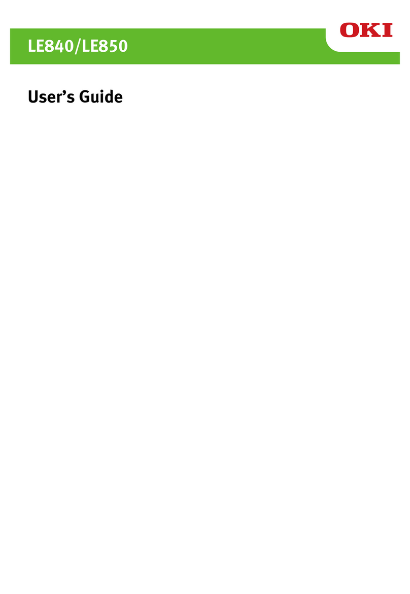 Oki LE840DT User manual