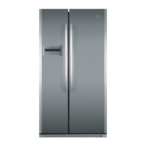 Haier HRF-663DSA2 User manual Haier HRF-663DSA2 User manual