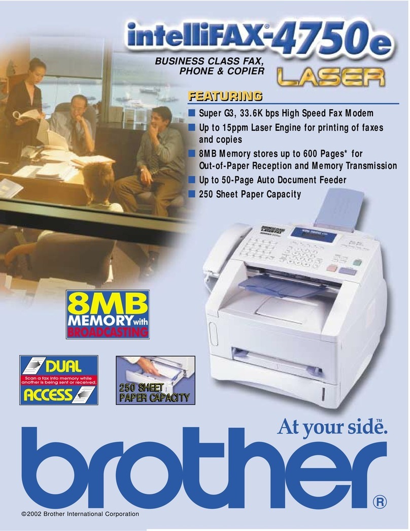 Brother intelliFAX-4750e User manual