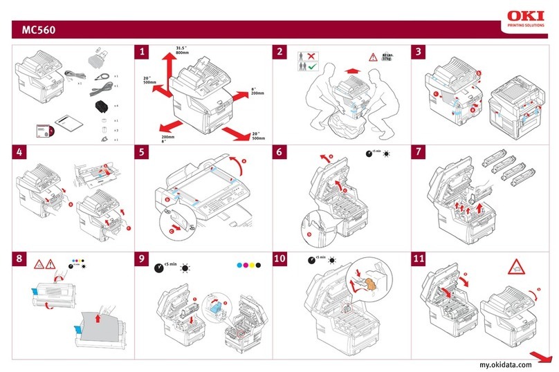 Oki MC560 Specification sheet