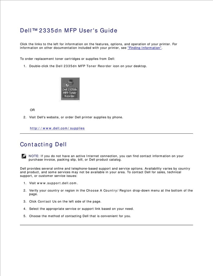 Dell 2335dn Multifunctional Laser Printer user guide