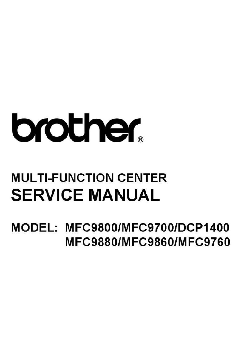 Brother DCP-1400 Service manual