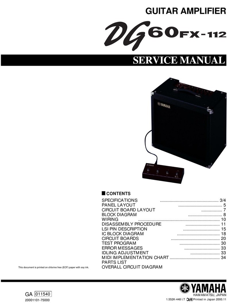 Yamaha DG60FX-112 User manual