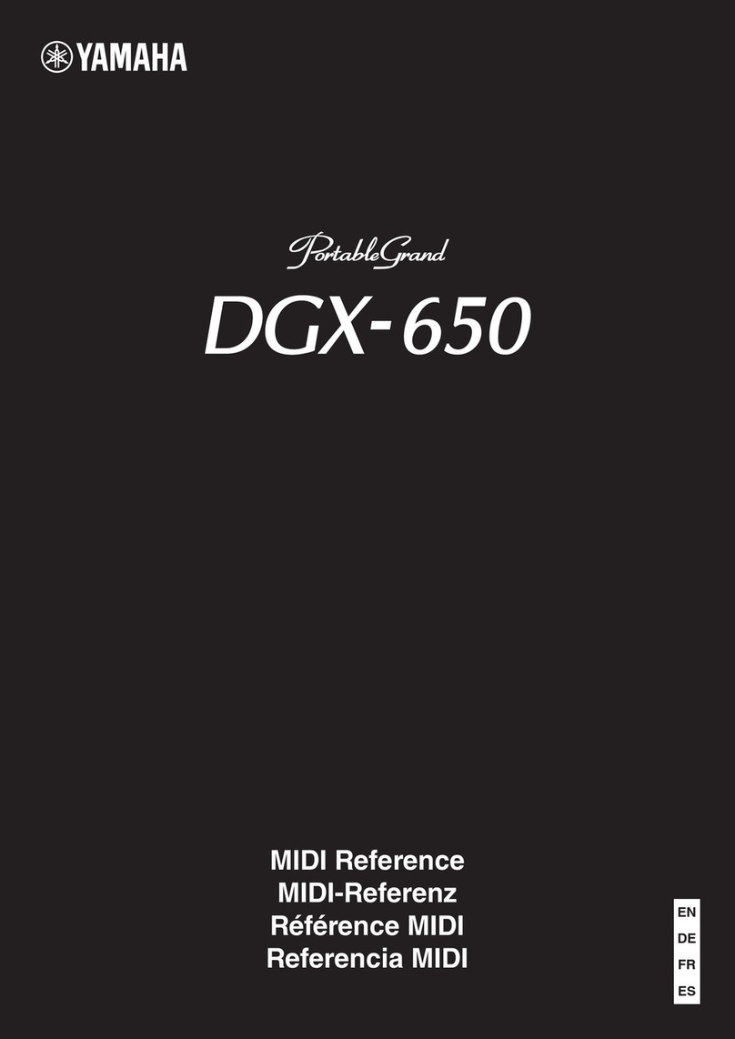 Yamaha DGX-650 Service manual