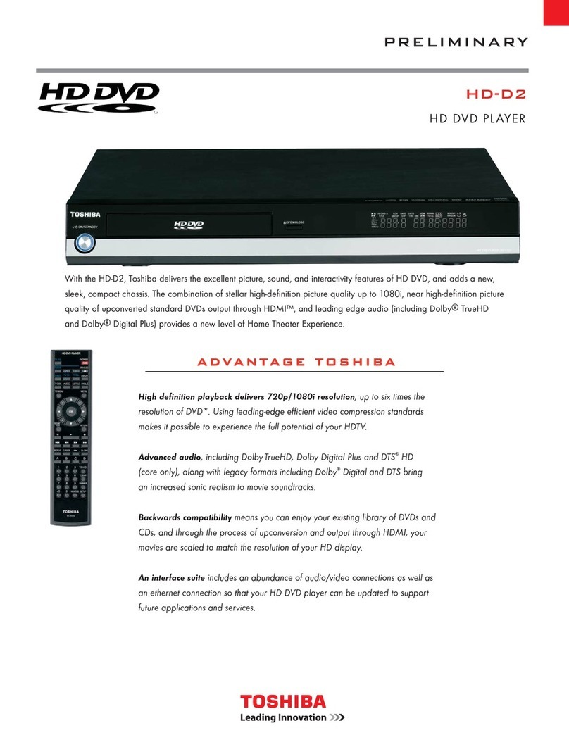 Toshiba HD-D2 User manual