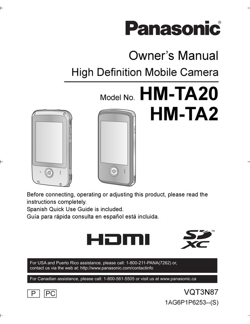 Panasonic HM-TA20D User manual