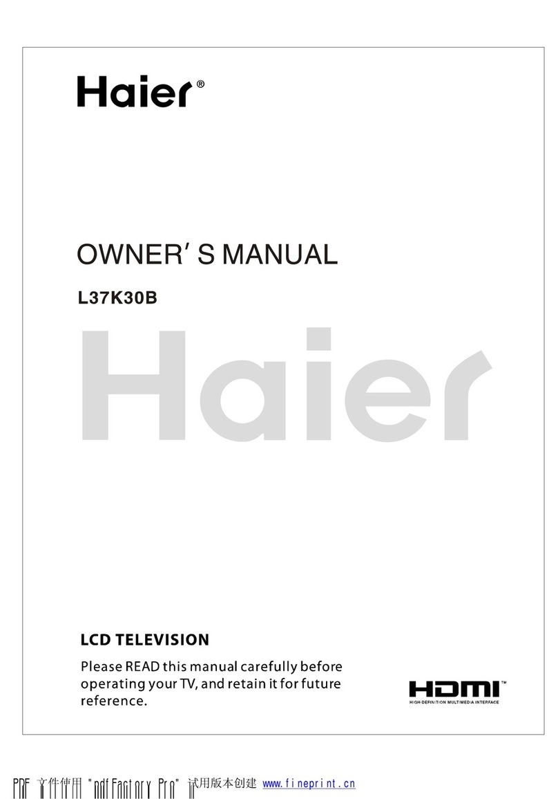 Haier L37K30B User manual