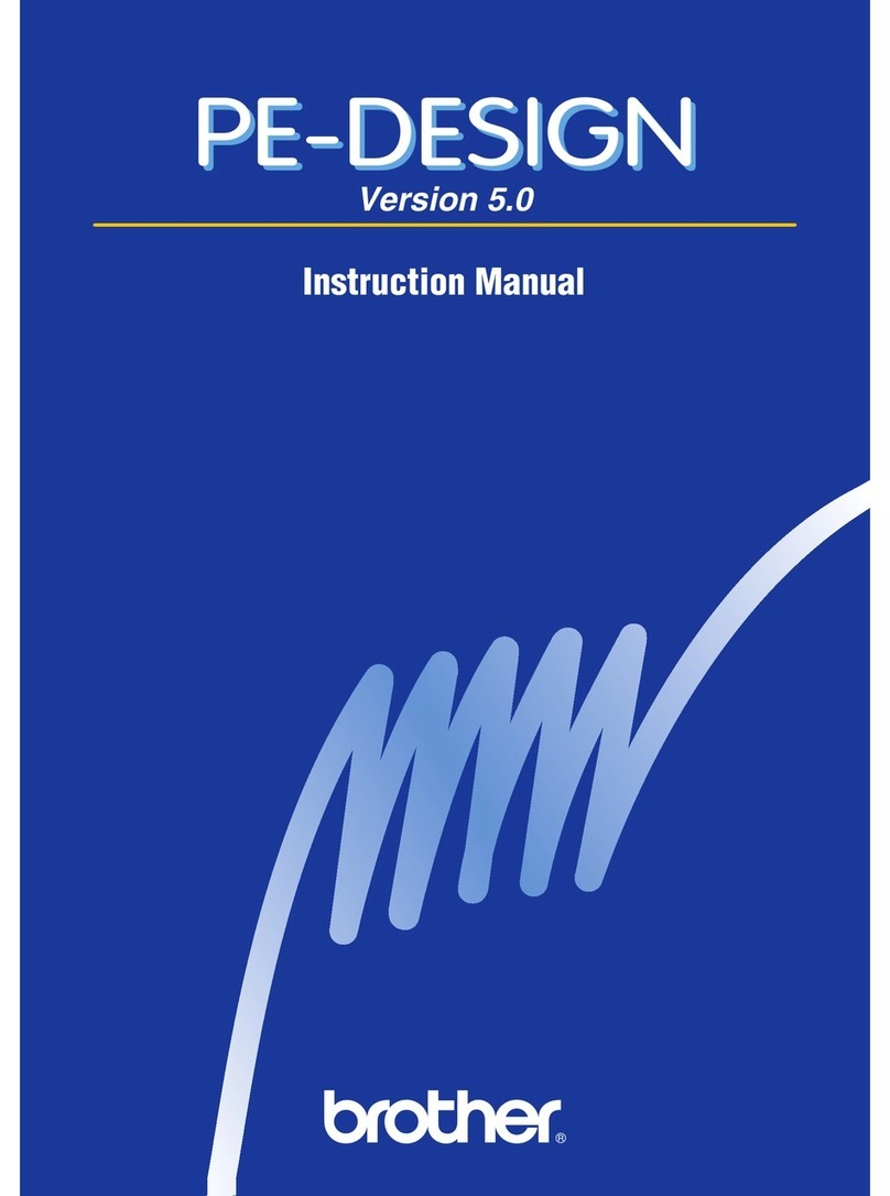 Brother PEDESIGN 5.0 User manual