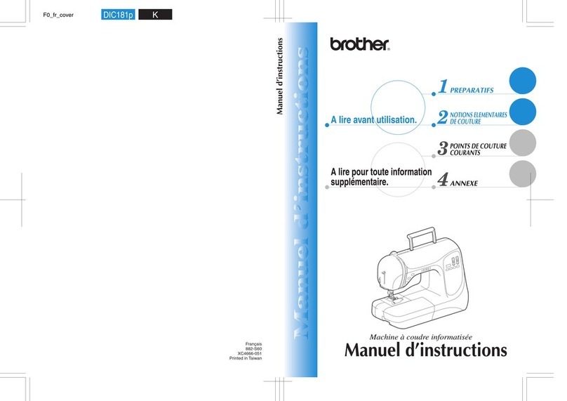 Brother NX-200 Mounting instructions