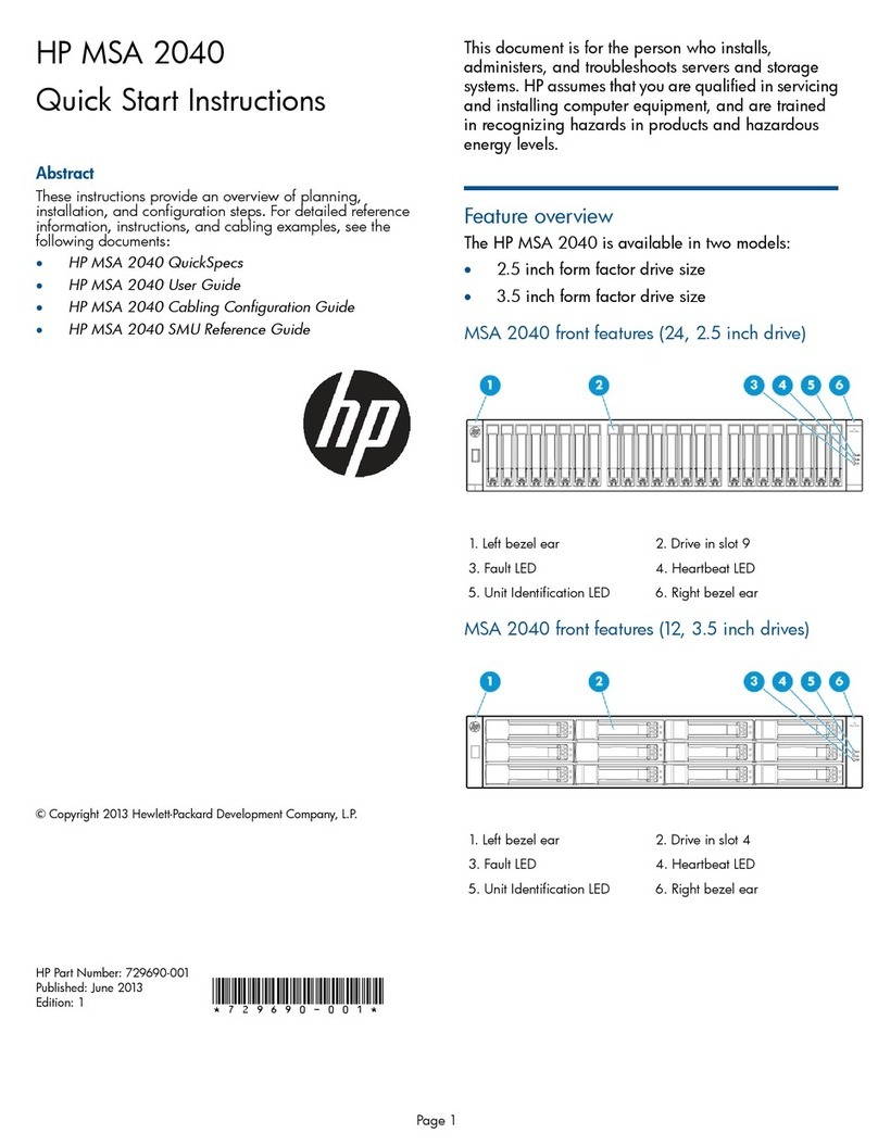 HP MSA 2040 Programming manual