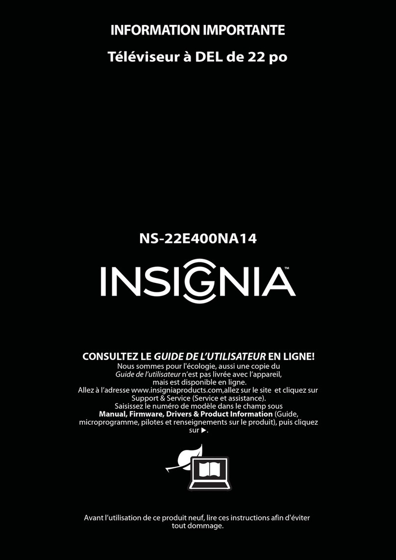 Insignia NS-22E400NA14 Operating manual