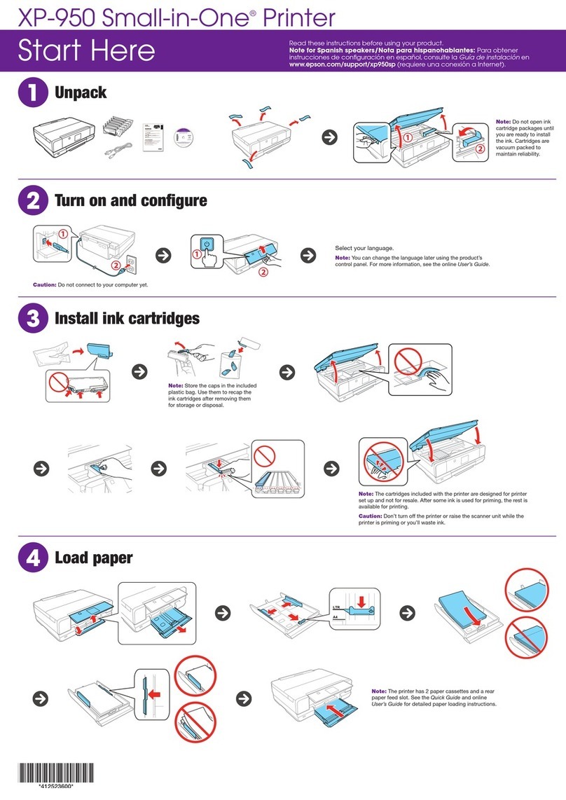 Epson Expression Photo XP-950 Instruction Manual