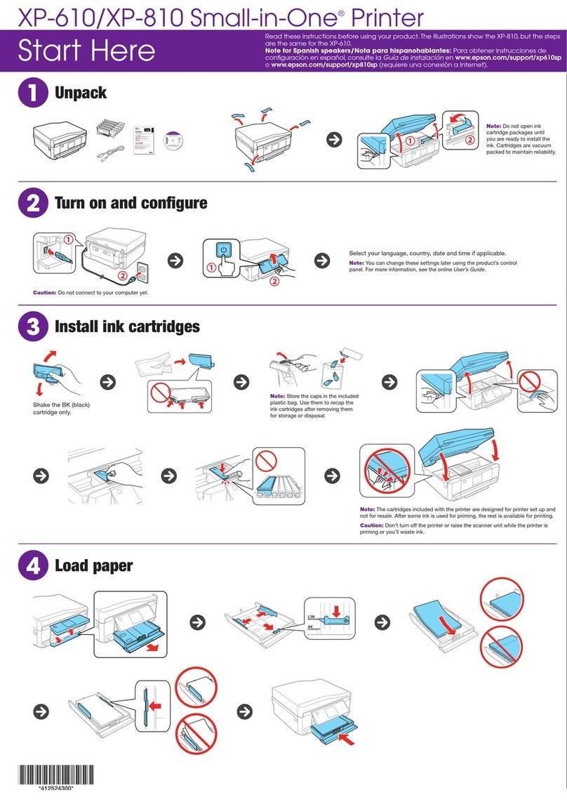 Epson XP-610 User manual