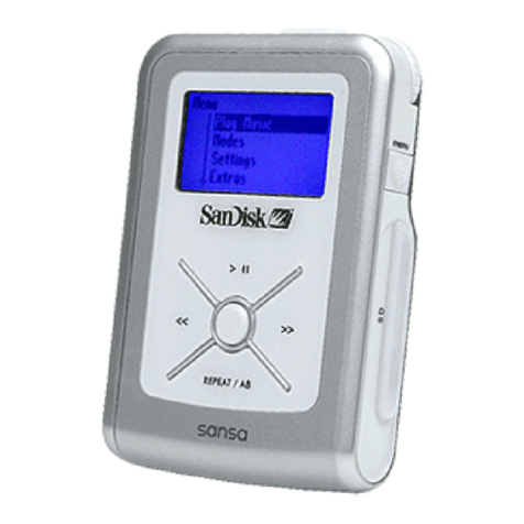 SanDisk E130 - Sansa 512 MB Digital Player user guide