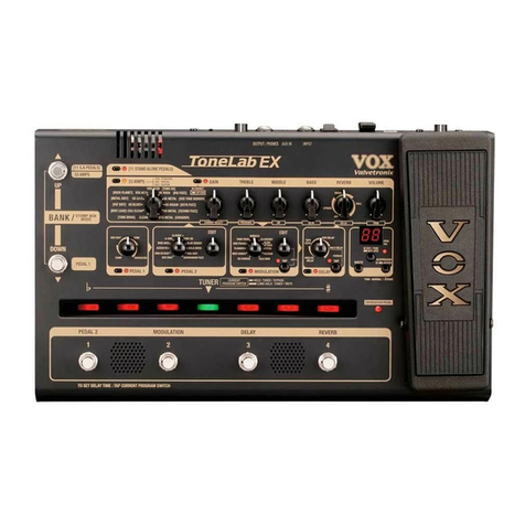 Vox Tonelab EX owner's manual