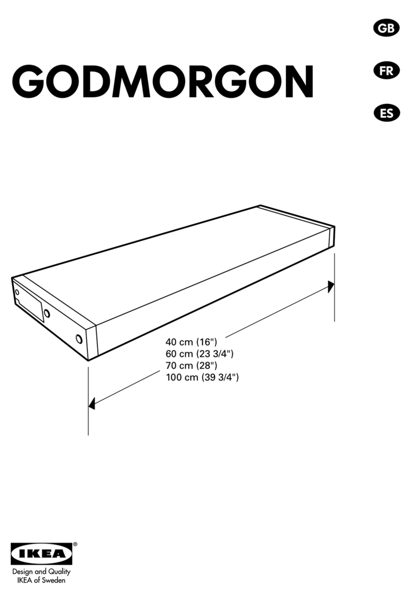 IKEA GODMORGON User manual IKEA GODMORGON User manual