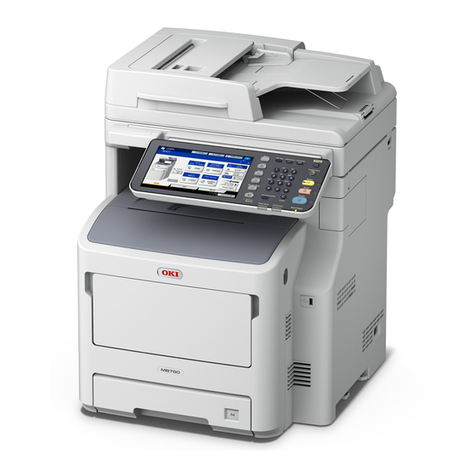 Oki MB760 Operating and maintenance instructions