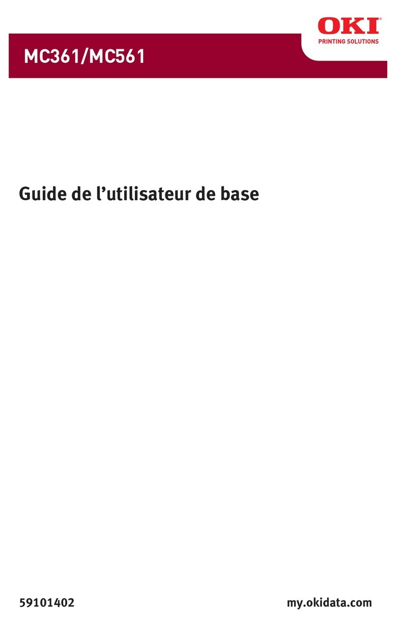 Oki MC361MFP Guide de l’utilisateur de base