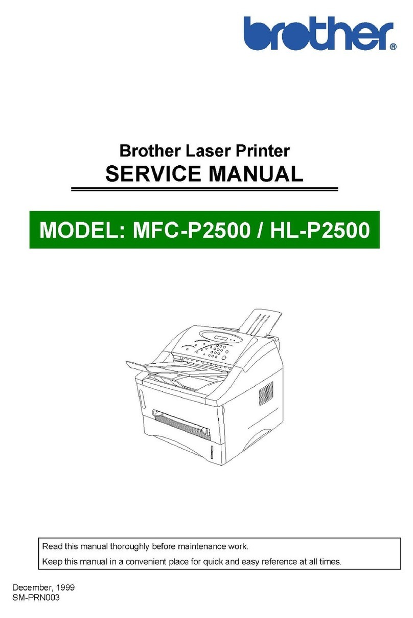 Brother HL-P2500 User manual