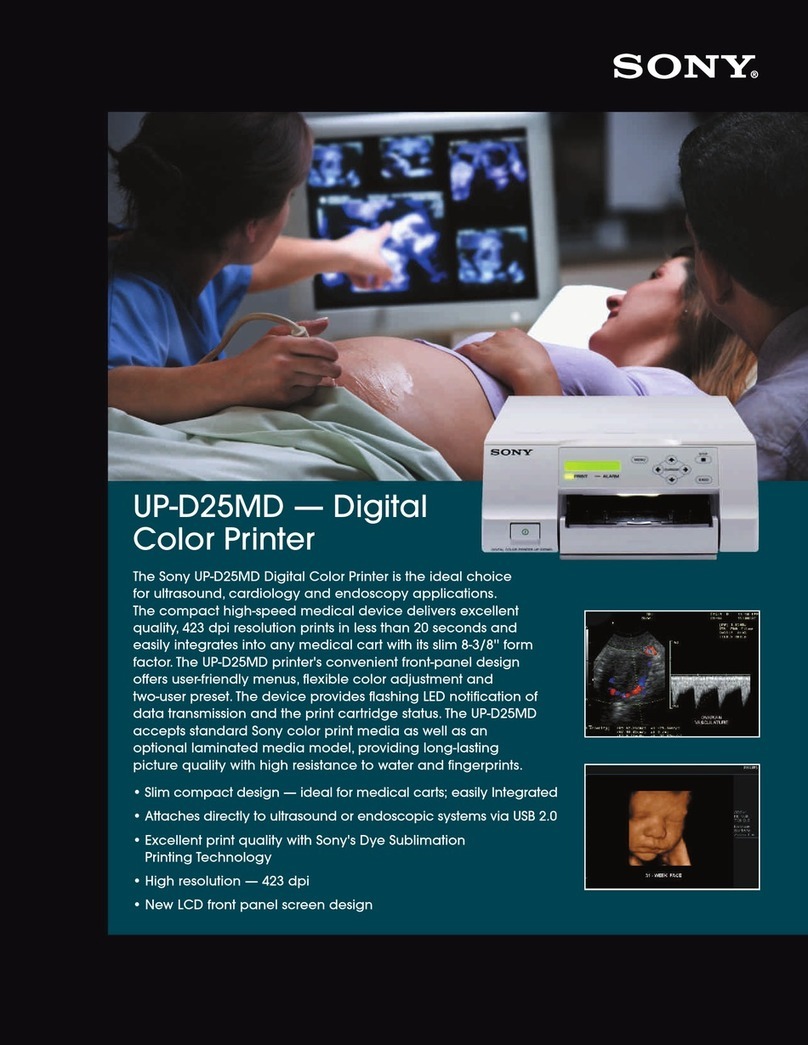 Sony UPD25MD User manual