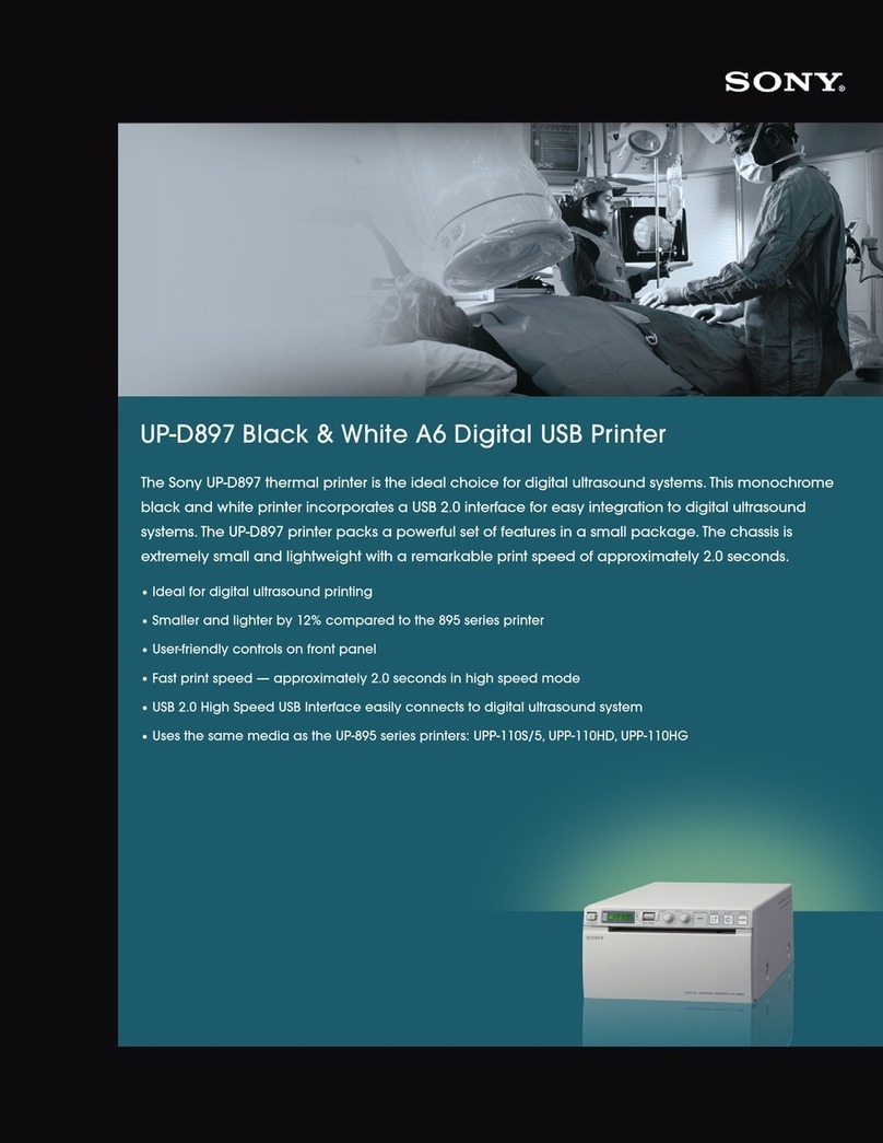 Sony UP-D897 User manual