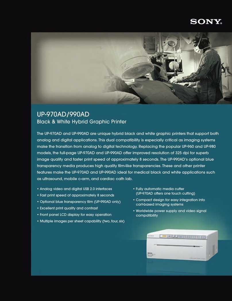 Sony UP-970AD User manual Sony UP-970AD User manual