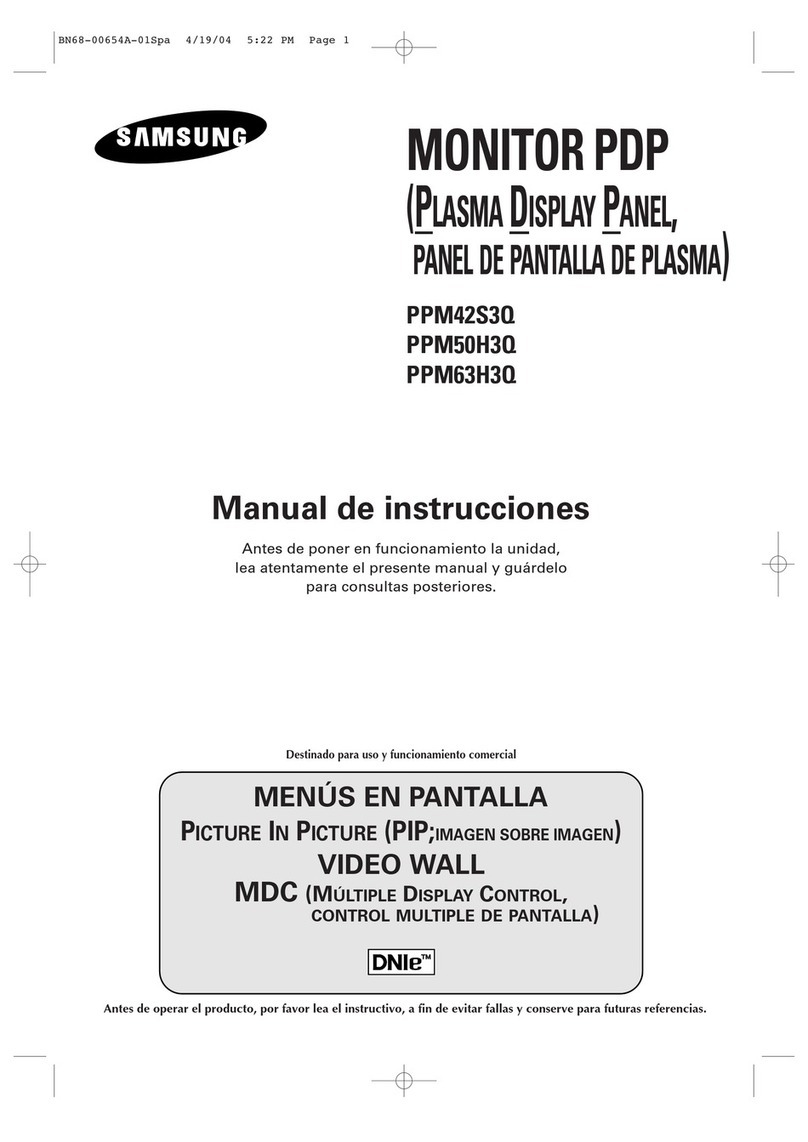 Samsung PPM63HQ Setup guide