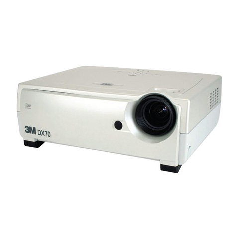 3M DX70 - Digital Projector XGA DLP Specification sheet