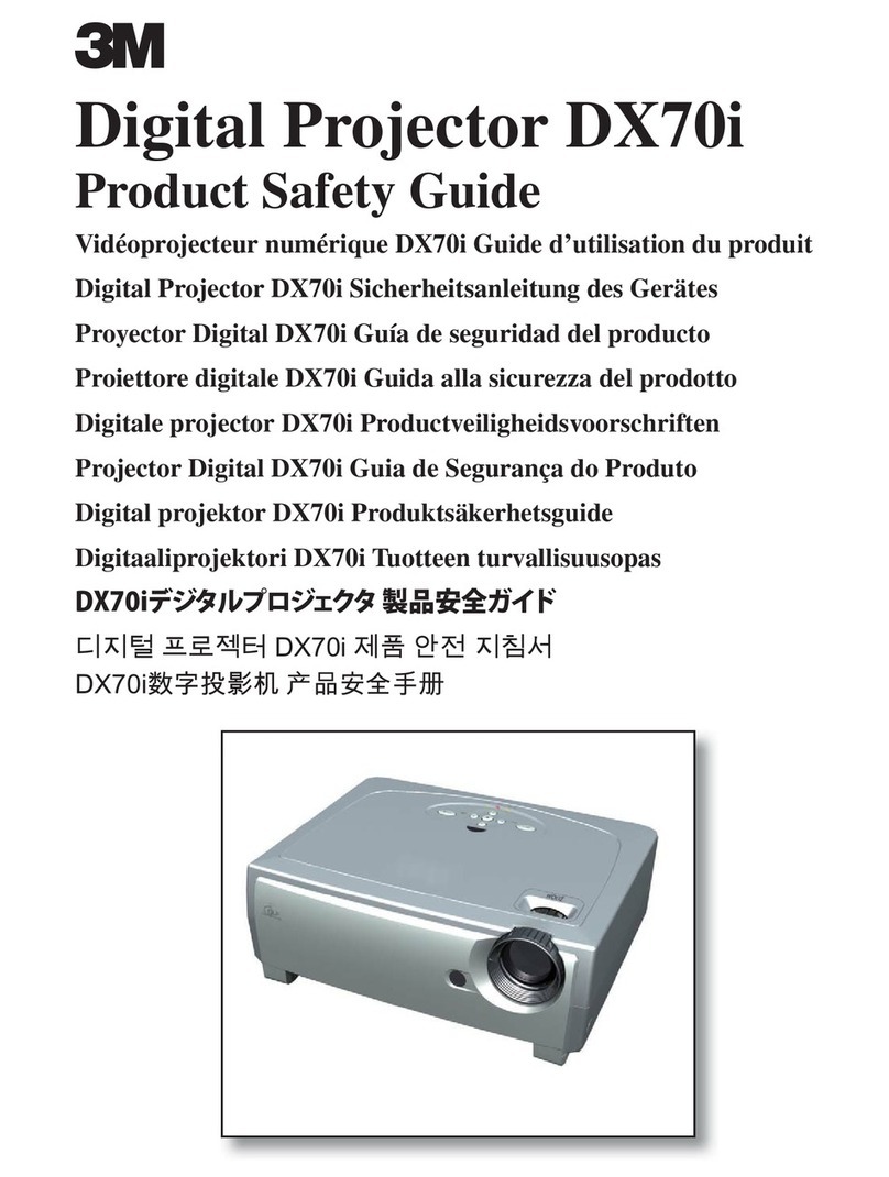 3M DX70i Operating manual