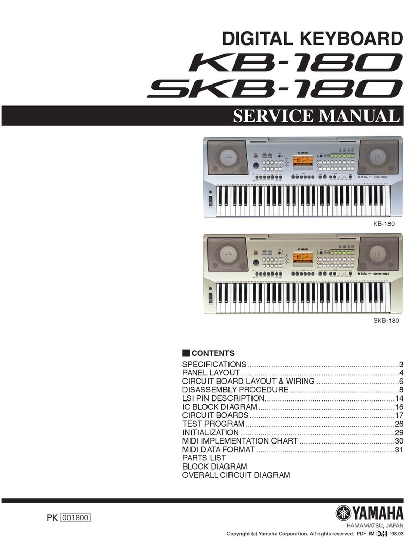 Yamaha KB-180 User manual