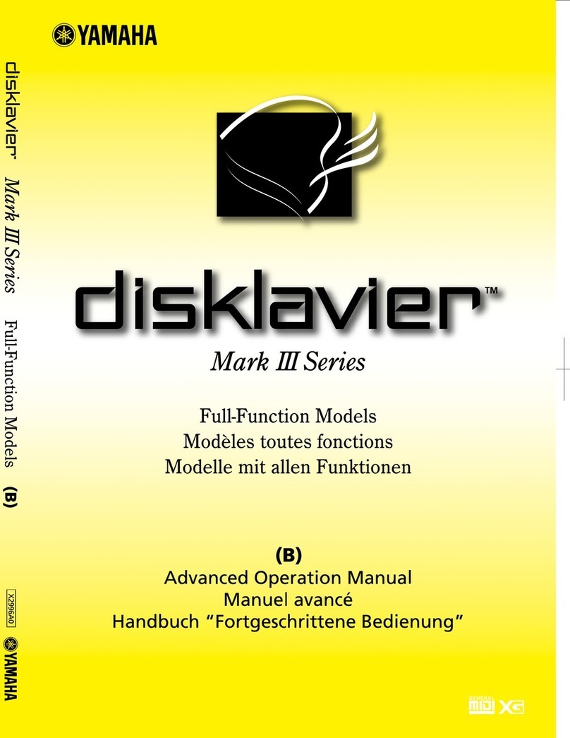 Yamaha DGT7A Advanced operation manual