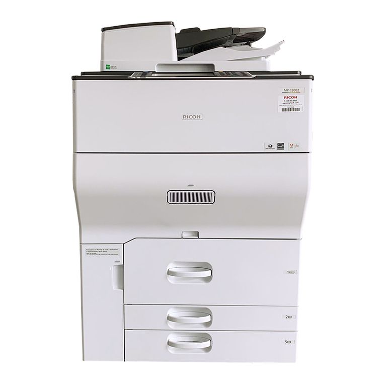 Ricoh MP C8002 Series User manual