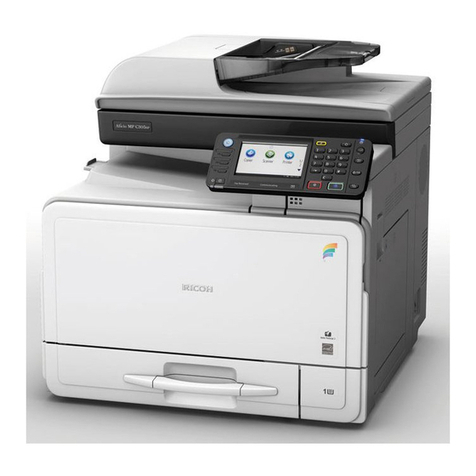 Ricoh Aficio MP C305 User manual