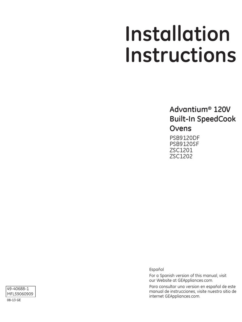 GE Profile Advantium PSB9120DFBB User manual