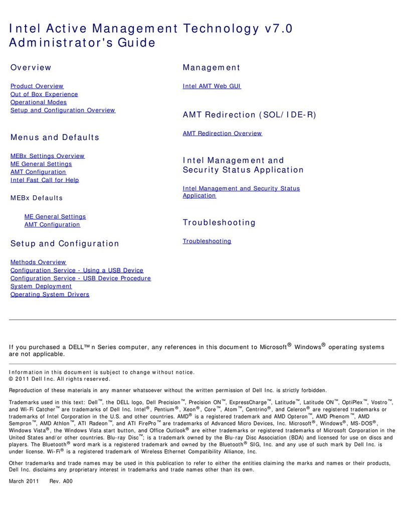 Dell Precision M4500 Service manual