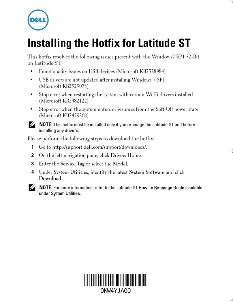 Dell Latitude Slate User manual