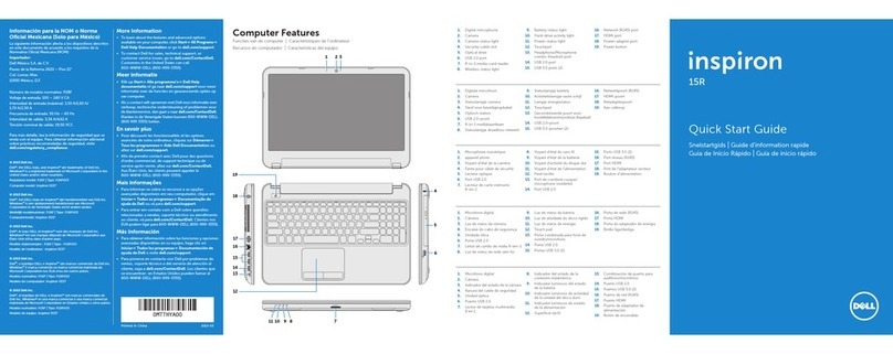 Dell Inspiron 15R 5537 User manual