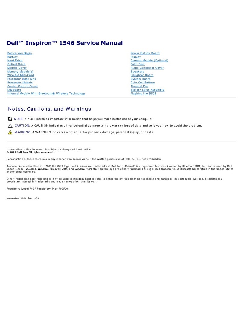 Dell Inspiron 15 AMD Service manual