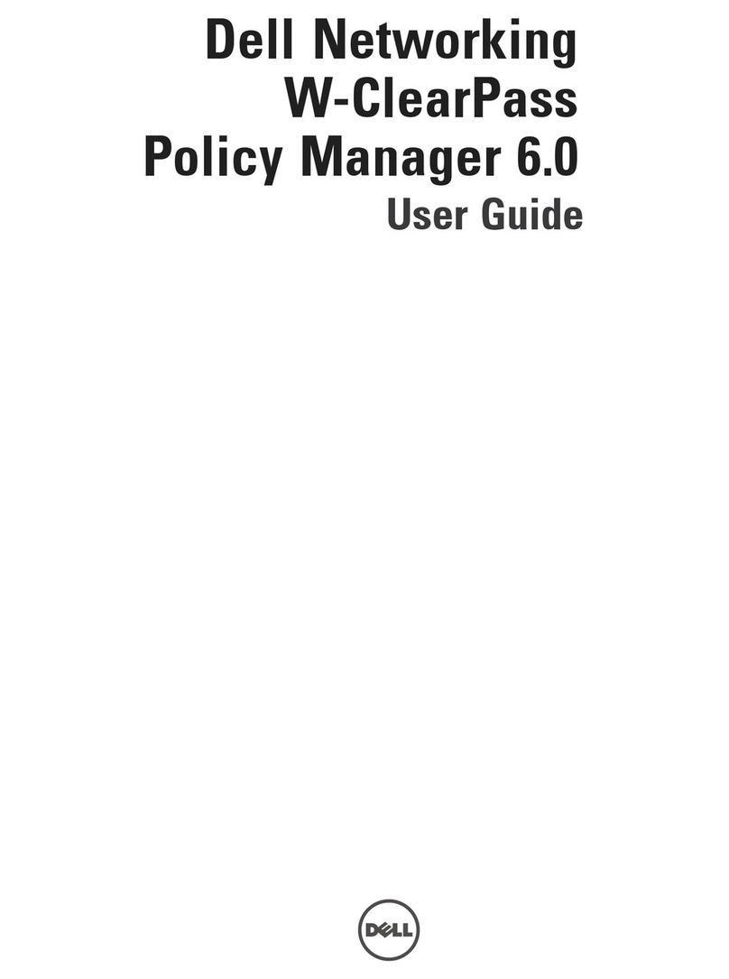 Dell Powerconnect W-ClearPass Hardware Appliances User manual